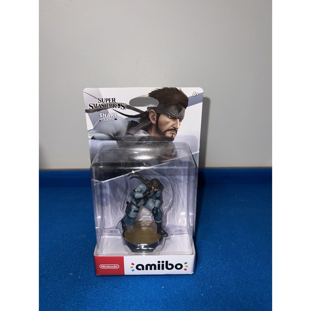 Nintendo Switch Snake Amiibo Super Smash Bros. Metal Gear Brand New Sealed